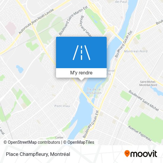 Place Champfleury plan