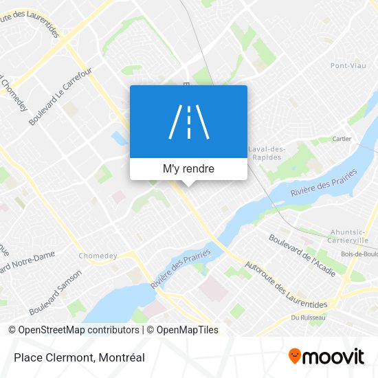Place Clermont plan