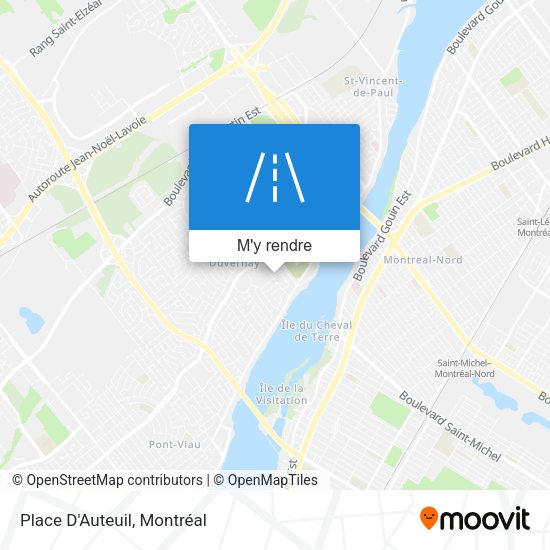 Place D'Auteuil plan