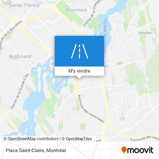 Place Saint-Claire plan