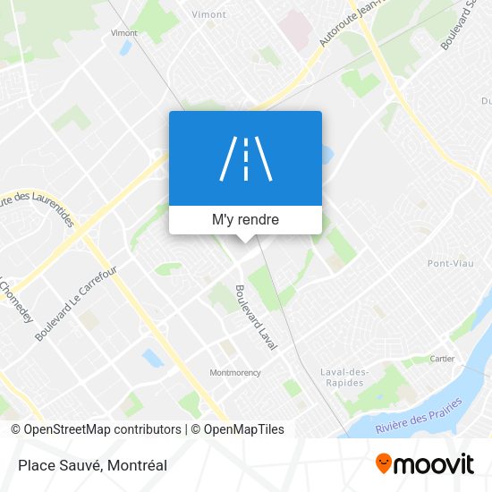 Place Sauvé plan