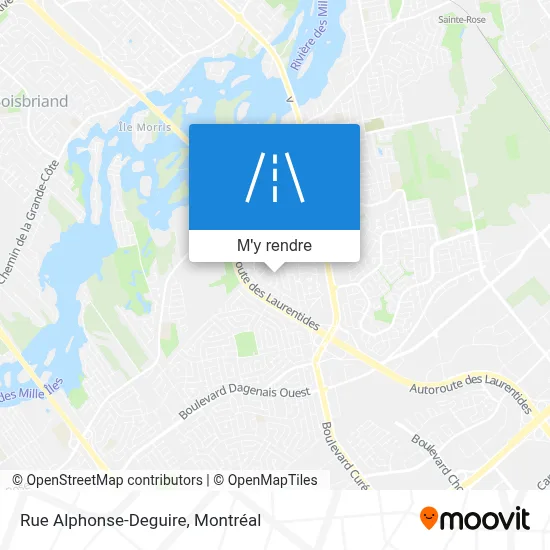 Rue Alphonse-Deguire plan