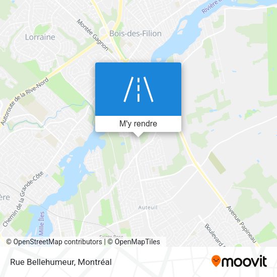 Rue Bellehumeur plan