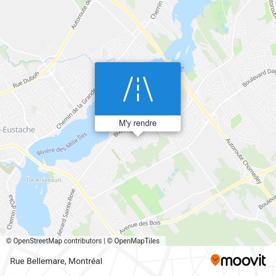 Rue Bellemare plan