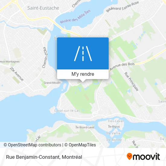 Rue Benjamin-Constant plan