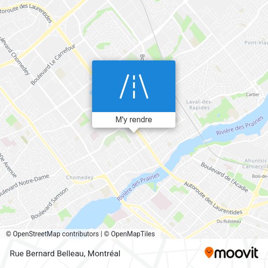 Rue Bernard Belleau plan