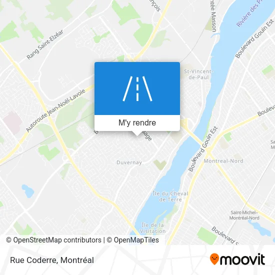 Rue Coderre plan