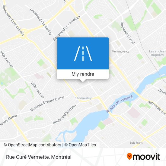 Rue Curé Vermette plan