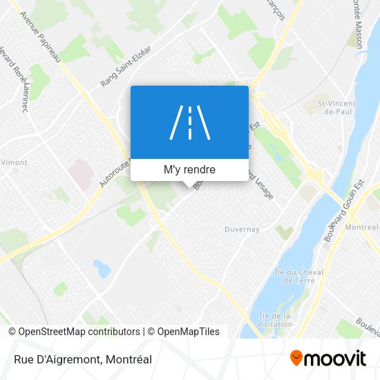 Rue D'Aigremont plan