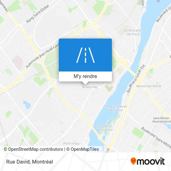 Rue David plan