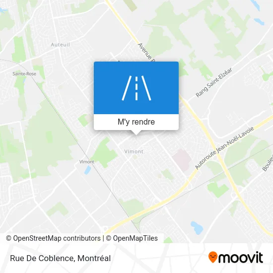 Rue De Coblence plan