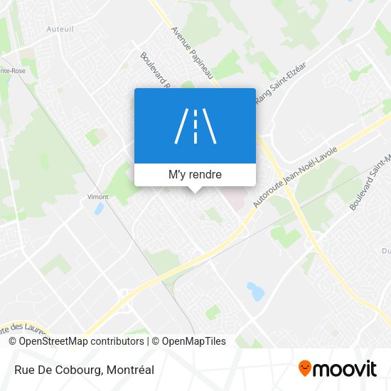 Rue De Cobourg plan
