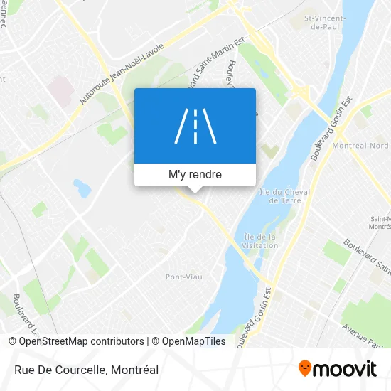 Rue De Courcelle plan