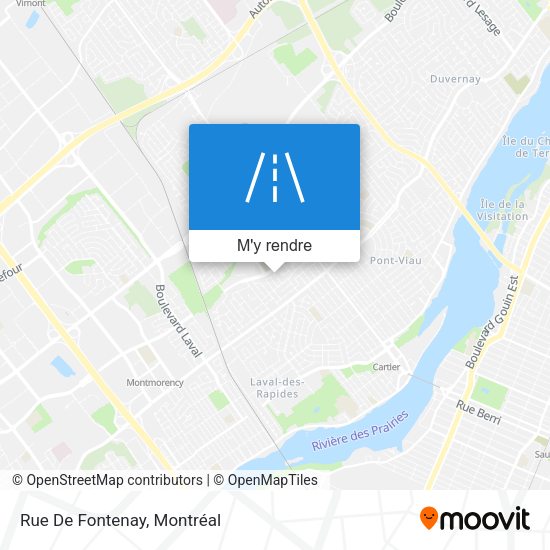 Rue De Fontenay plan