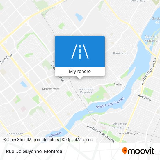 Rue De Guyenne plan