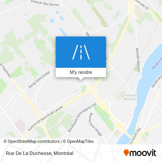 Rue De La Duchesse plan
