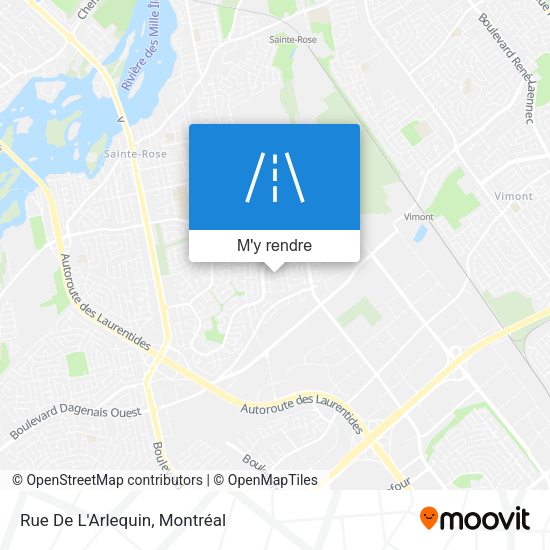 Rue De L'Arlequin plan