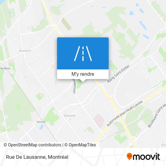 Rue De Lausanne plan