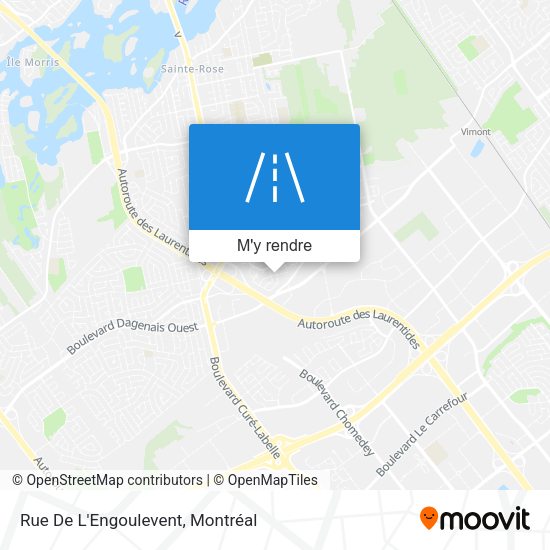 Rue De L'Engoulevent plan