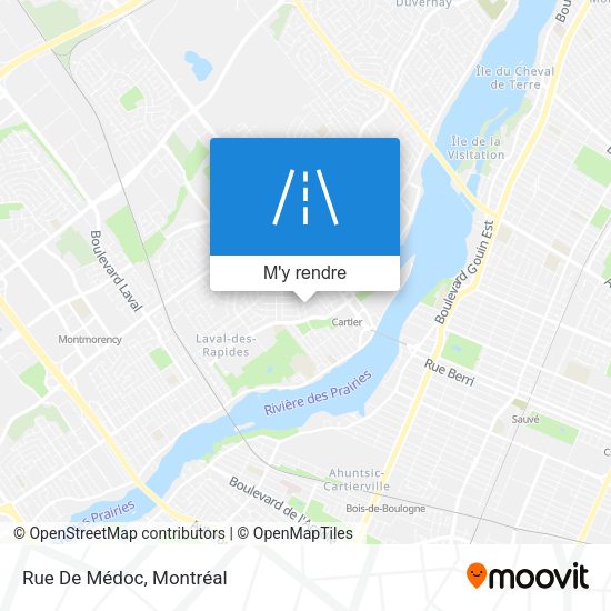Rue De Médoc plan