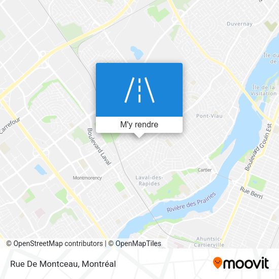 Rue De Montceau plan
