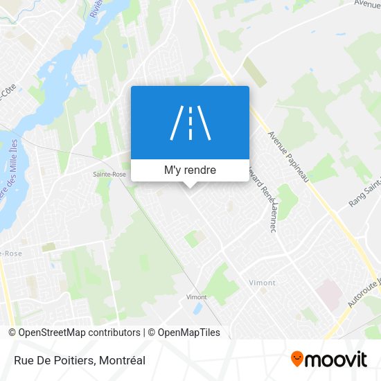 Rue De Poitiers plan