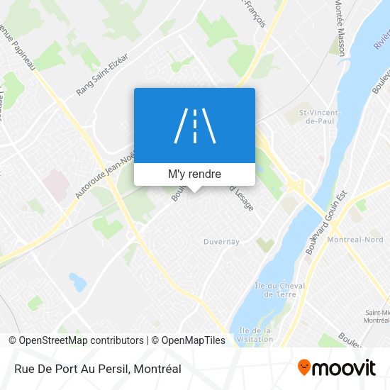 Rue De Port Au Persil plan