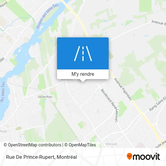 Rue De Prince-Rupert plan