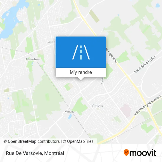 Rue De Varsovie plan