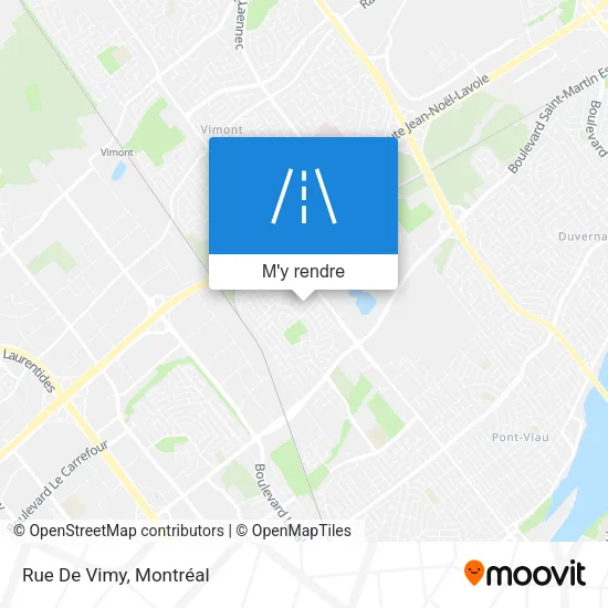 Rue De Vimy plan