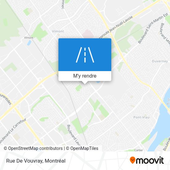 Rue De Vouvray plan