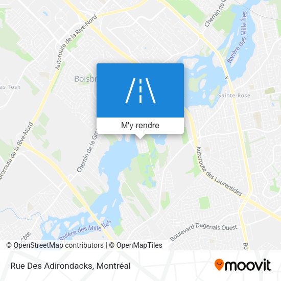Rue Des Adirondacks plan