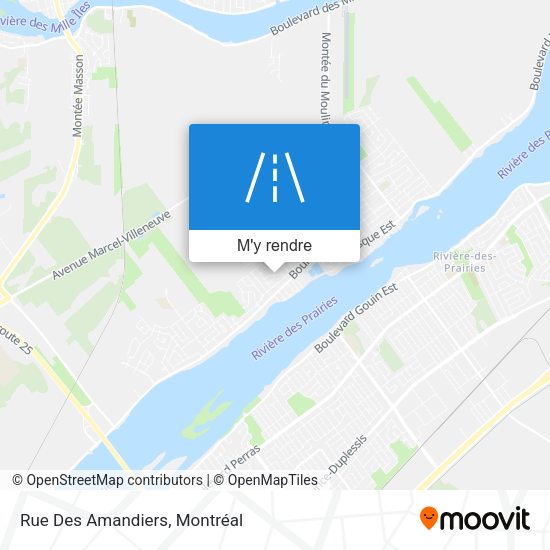 Rue Des Amandiers plan