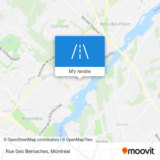 Rue Des Bernaches plan