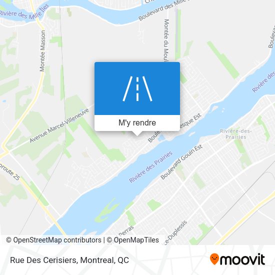Rue Des Cerisiers plan