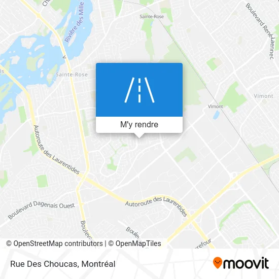 Rue Des Choucas plan