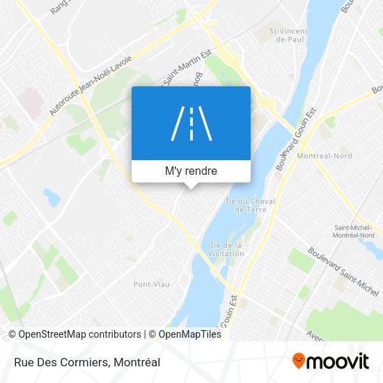 Rue Des Cormiers plan