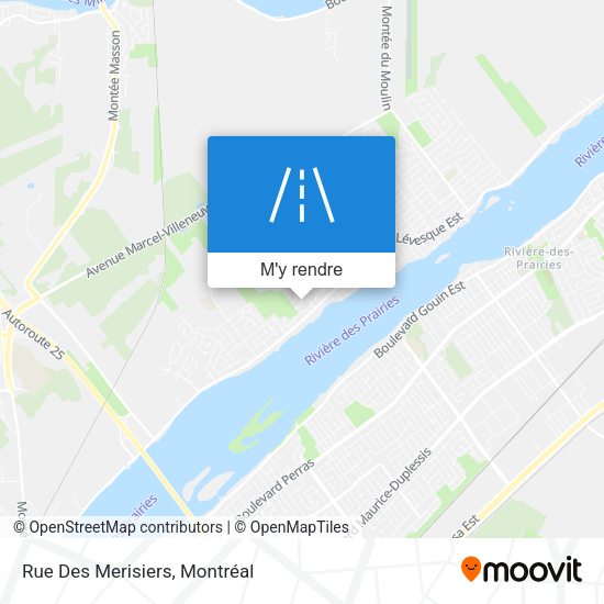 Rue Des Merisiers plan