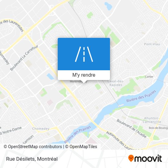 Rue Désilets plan