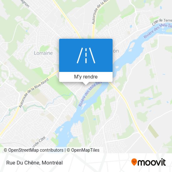 Rue Du Chêne plan