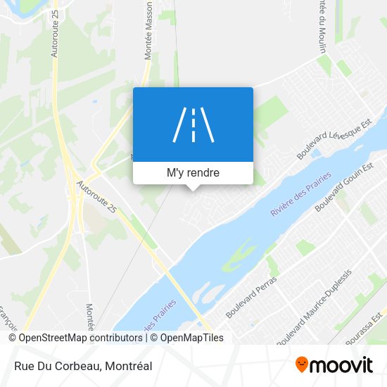 Rue Du Corbeau plan