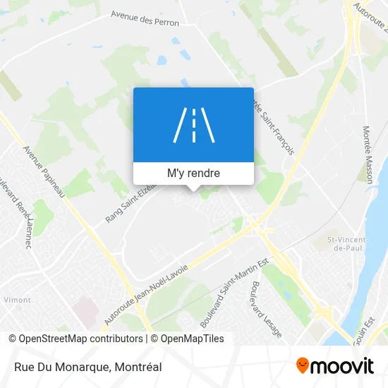 Rue Du Monarque plan