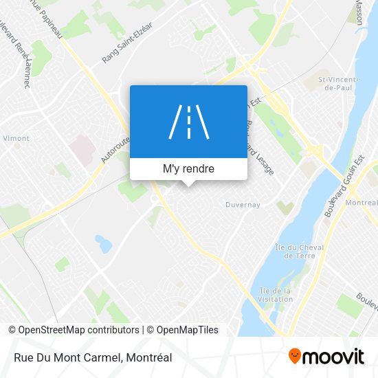 Rue Du Mont Carmel plan
