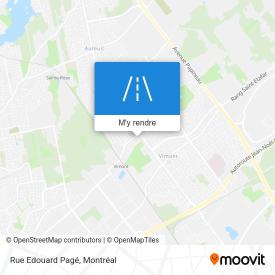 Rue Edouard Pagé plan