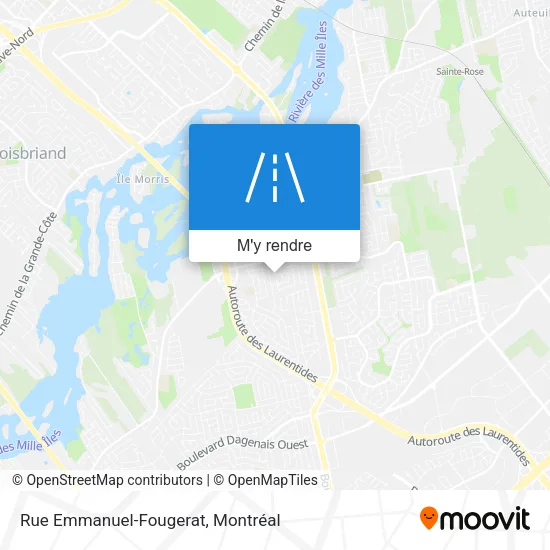 Rue Emmanuel-Fougerat plan