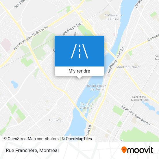 Rue Franchère plan