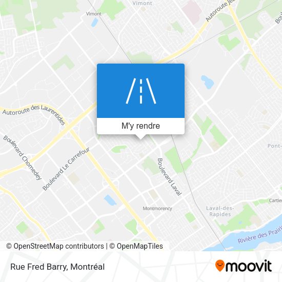 Rue Fred Barry plan