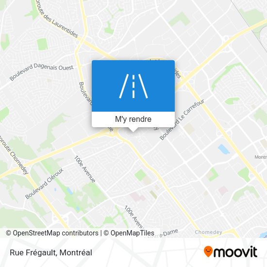 Rue Frégault plan