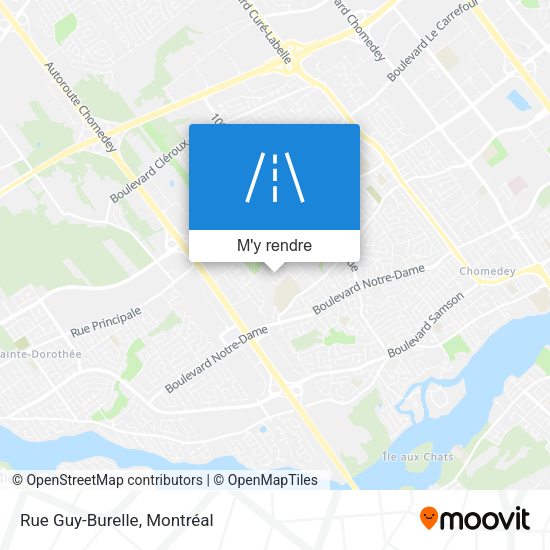 Rue Guy-Burelle plan