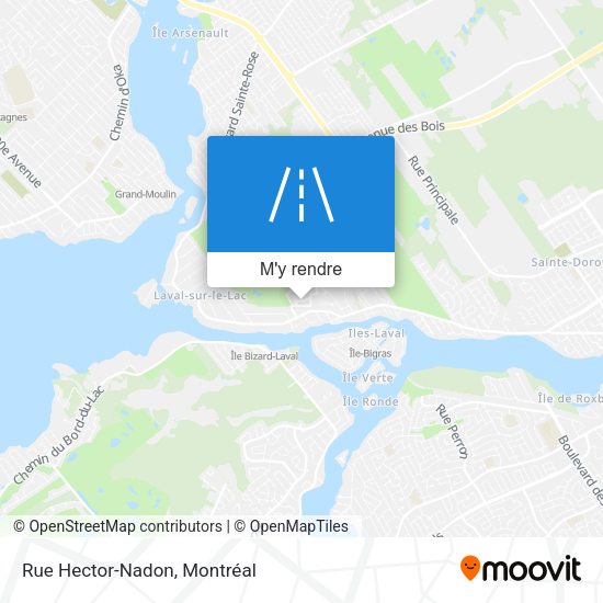 Rue Hector-Nadon plan